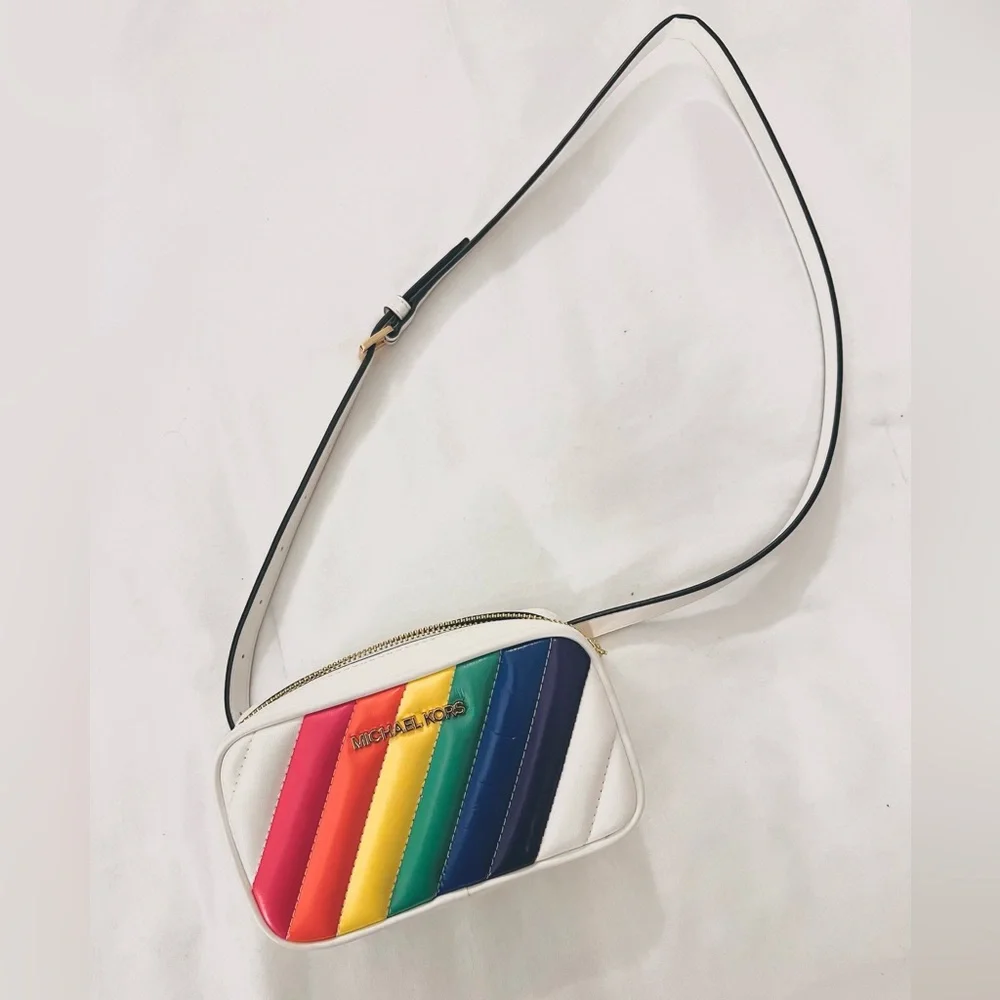 Michael Kors MK Rainbow Camera Bag / Crossbody - Picture 2 of 4